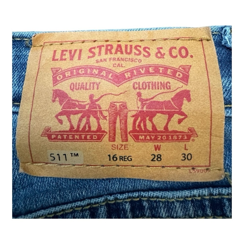 Levi's Kids Blue Denim Jeans - Picture 3 of 8